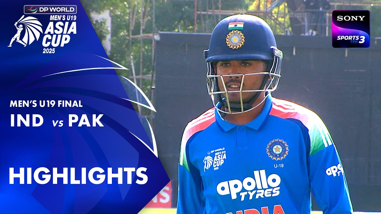 Pakistan Show U19 World Cup Credentials with Asia Cup Title: India vs Pakistan U19 Final Highlights
