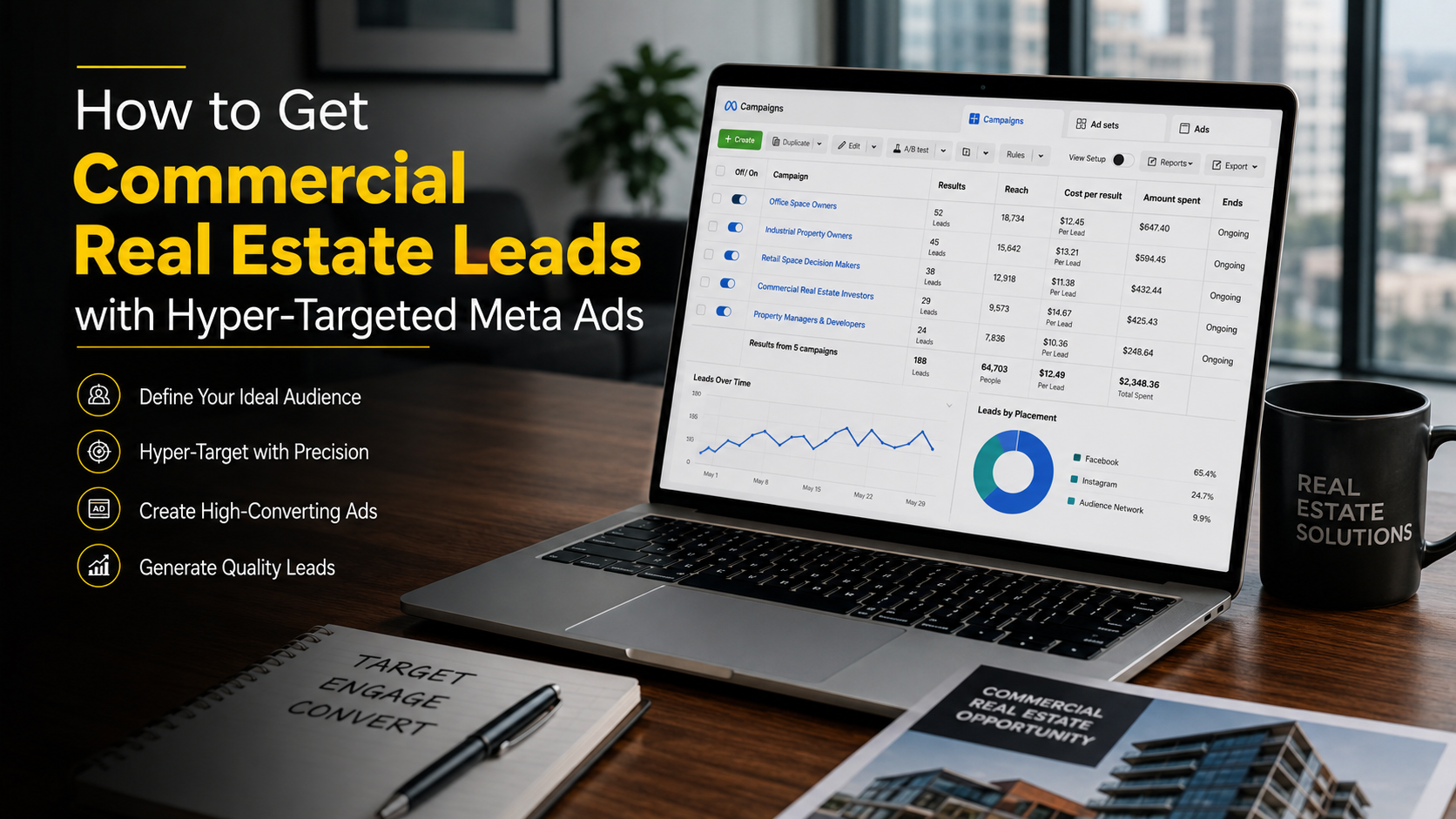 How to Get Commercial Real Estate Leads with Hyper-Targeted Meta Ads.