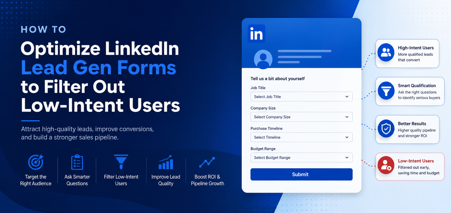 How to Optimize LinkedIn Lead Gen Forms for High-Intent Leads