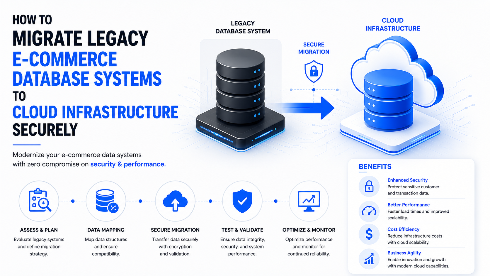 Legacy Ecommerce Database Cloud Migration: 5 Secure Steps